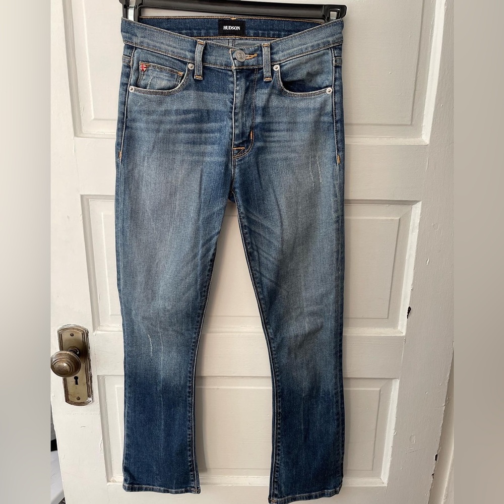 Hudson Cropped and Flare Jeans